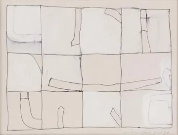 Eugen van Stiphaut: 1974, Mischtechnik, 24 x 18cm