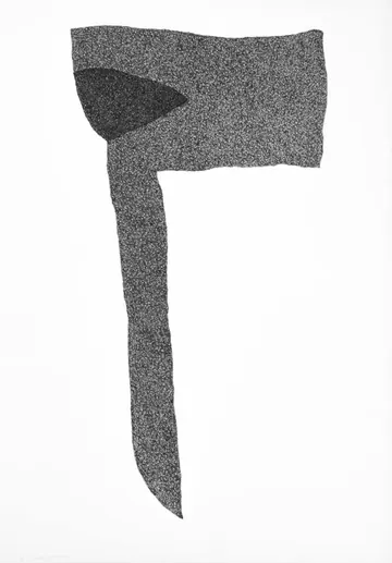 Eugen van Stiphaut: 1985, Stift auf Papier, 70 x 100cm