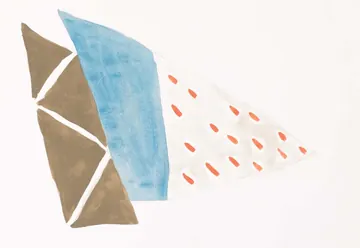 Eugen van Stiphaut: 1987, Mischtechnik 83 x 58cm