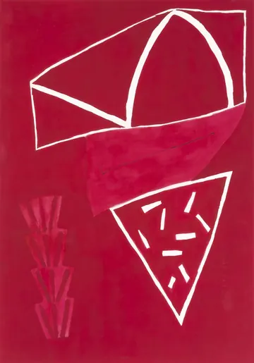 Eugen van Stiphaut: 1988, Mischtechnik, 70 x 100cm