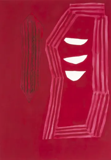Eugen van Stiphaut: 1988, Mischtechnik, 70 x 100cm