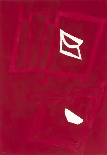 Eugen van Stiphaut: 1988, Mischtechnik, 70 x 100cm