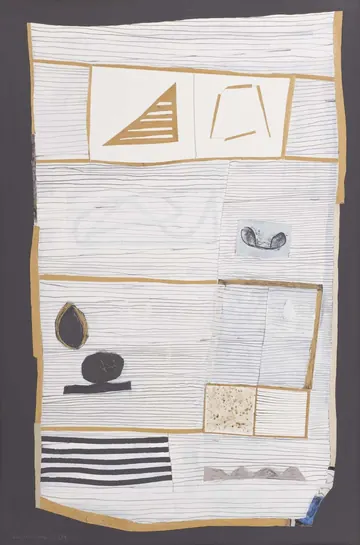 Eugen van Stiphaut: 1989, Mischtechnik, 100 x 150cm