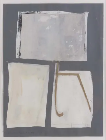 Eugen van Stiphaut: 1989, Mischtechnik, 36 x 48cm