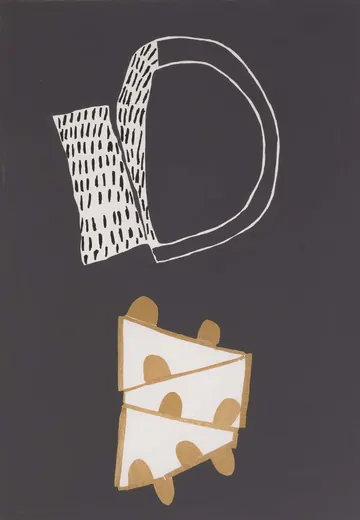 Eugen van Stiphaut: 1989, Mischtechnik, 70 x 100cm