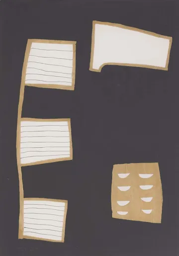 Eugen van Stiphaut: 1989, Mischtechnik, 70 x 100cm