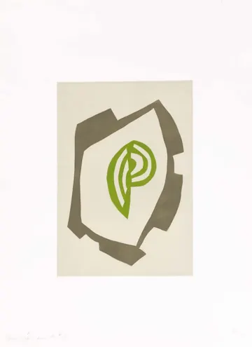 Eugen van Stiphaut: 1992, Linolschnitt, 21 x 30cm