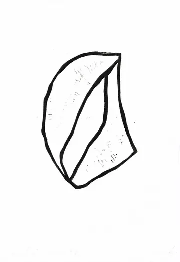 Eugen van Stiphaut: 1992, Linolschnitt, 30 x 41cm