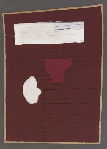 Eugen van Stiphaut: 1993, Mischtechnik, 39 x 53cm